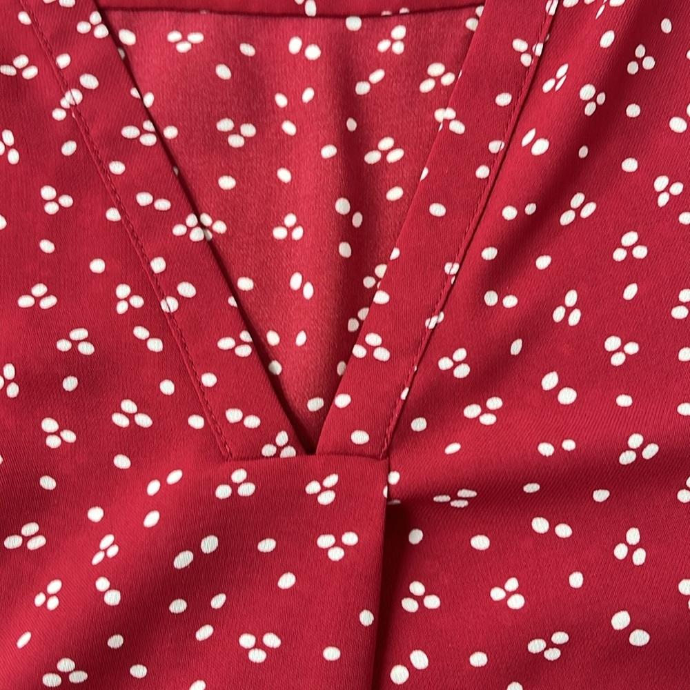 Fun 2 Fun Size M Cap Sleeve Blouse - Picture 4 of 6